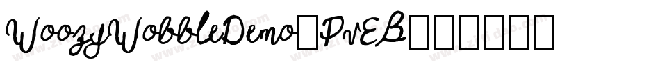 WoozyWobbleDemo-PvEB字体转换