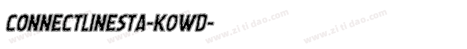 Connectlinesta-K0wD字体转换