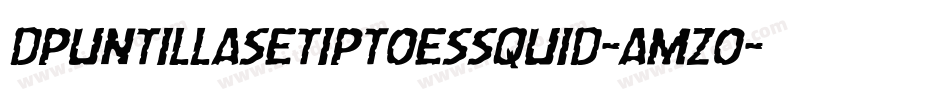 DPuntillasETiptoesSquid-aMZo字体转换