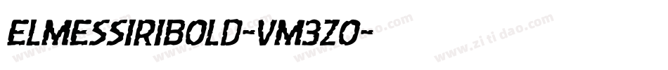 ElMessiriBold-vm3ZO字体转换