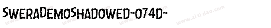 SweraDemoShadowed-o74d字体转换