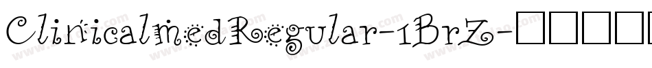 ClinicalmedRegular-1BrZ字体转换