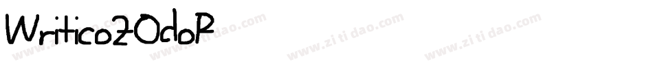 Writico2-OdoP字体转换