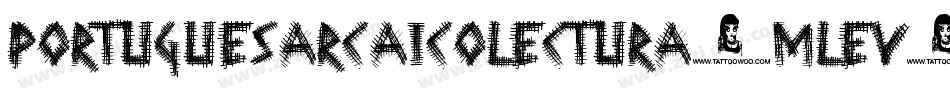 Portuguesarcaicolectura-mlEv字体转换 Portuguesarcaicolectura-mlEv字体转换