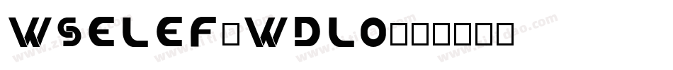 WsElef-WdlO字体转换