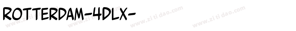 Rotterdam-4Dlx字体转换