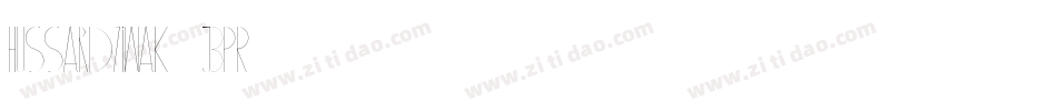HussarDziwak-j3PR字体转换
