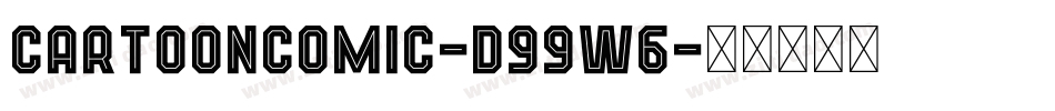 CartoonComic-d99W6字体转换
