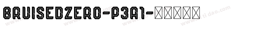 BruisedZero-p3A1字体转换