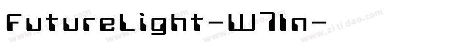 FutureLight-W7ln字体转换