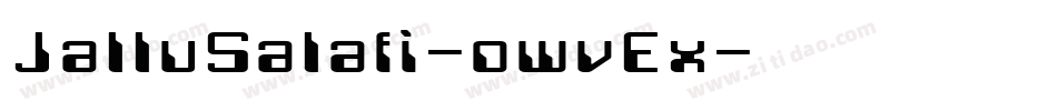 JalluSalafi-owvEx字体转换