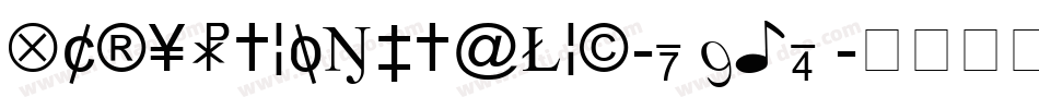 XCryptionItalic-7gj4字体转换