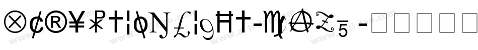 XCryptionLight-mAZ5字体转换