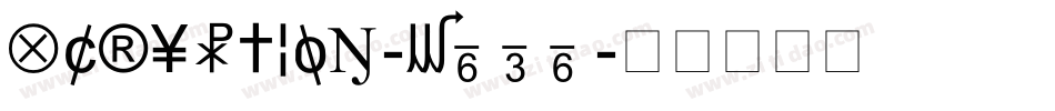 XCryption-w636字体转换
