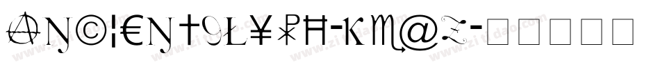 AncientGlyph-KMaZ字体转换