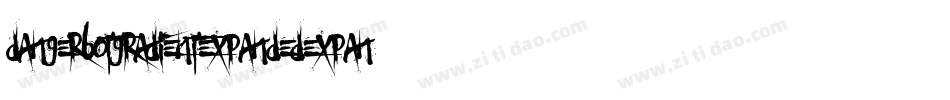 DangerbotGradientExpandedExpanded-ZBoZ字体转换