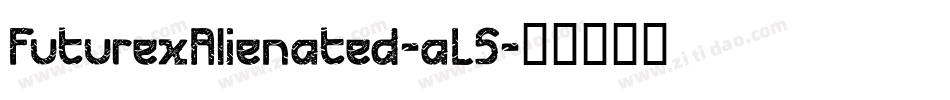 FuturexAlienated-aL5字体转换