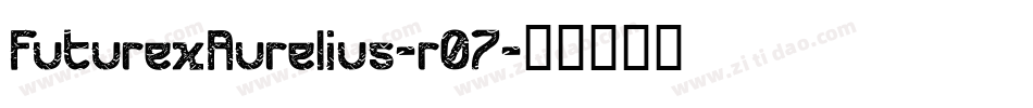 FuturexAurelius-r07字体转换