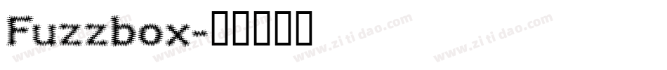 Fuzzbox字体转换