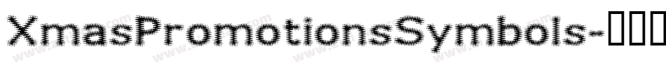 XmasPromotionsSymbols字体转换