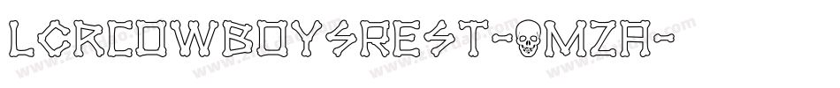LcrCowboysRest-OMzA字体转换