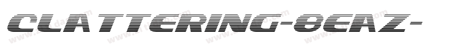 Clattering-8Eaz字体转换
