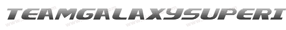 TeamGalaxySuperItalic-X3EaZ字体转换