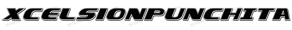 XcelsionPunchItalicItalic-G2lZ字体转换