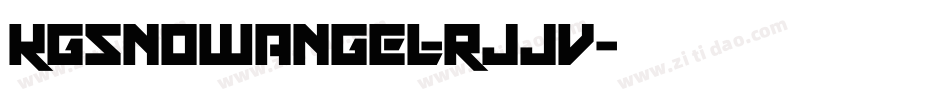 KgSnowangel-RJJv字体转换