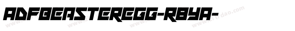 Adfbeasteregg-r8yA字体转换
