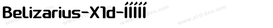 Belizarius-X1d字体转换