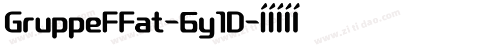GruppeFFat-6y1D字体转换