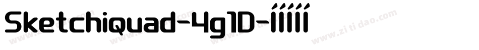 Sketchiquad-4g1D字体转换