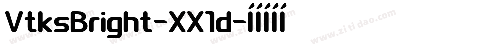 VtksBright-XX1d字体转换