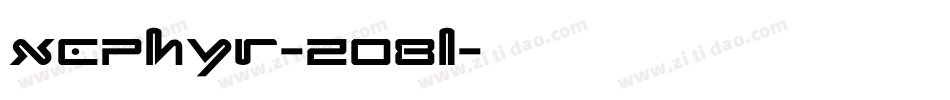Xephyr-Z08l字体转换