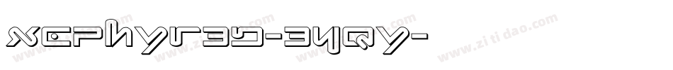 Xephyr3D-34qy字体转换 Xephyr3D-34qy字体转换