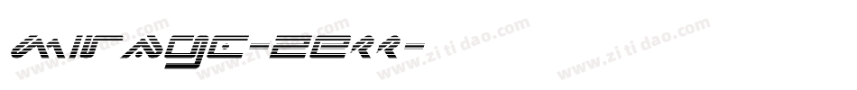 Mirage-ZEzz字体转换