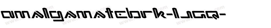 AmalgamateBrk-ljGq字体转换