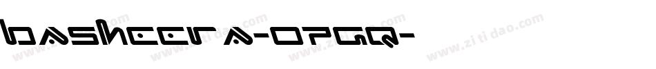 Basheera-o7Gq字体转换