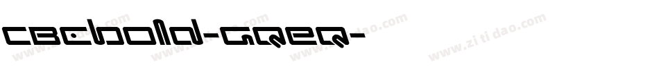 CbeBold-GqEq字体转换