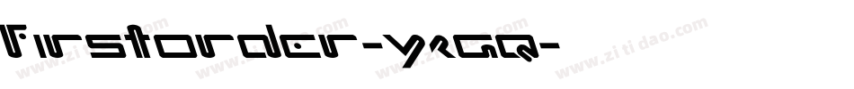 FirstOrder-yzGq字体转换