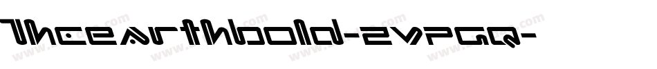 TheEarthBold-ZVpGq字体转换 TheEarthBold-ZVpGq字体转换