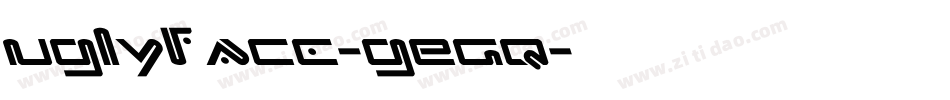 UglyFace-gEGq字体转换