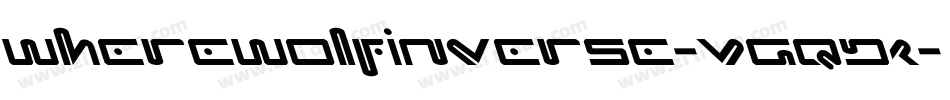 WhereWolfInverse-VGqDz字体转换
