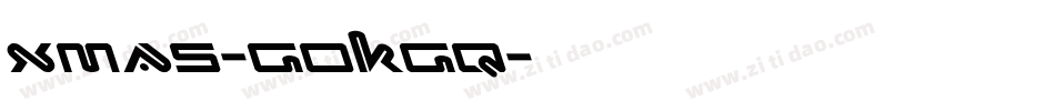Xmas-GOKGq字体转换