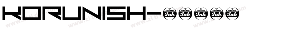 KORUNISH字体转换