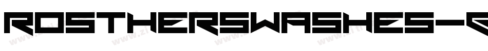 RostherSwashes-BWjDB字体转换