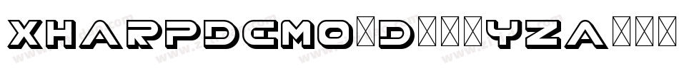 XharpDemo3D-51yza字体转换
