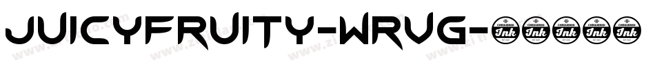 JuicyFruity-WRvG字体转换