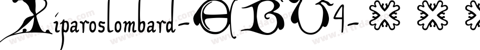 Xiparoslombard-EBV4字体转换